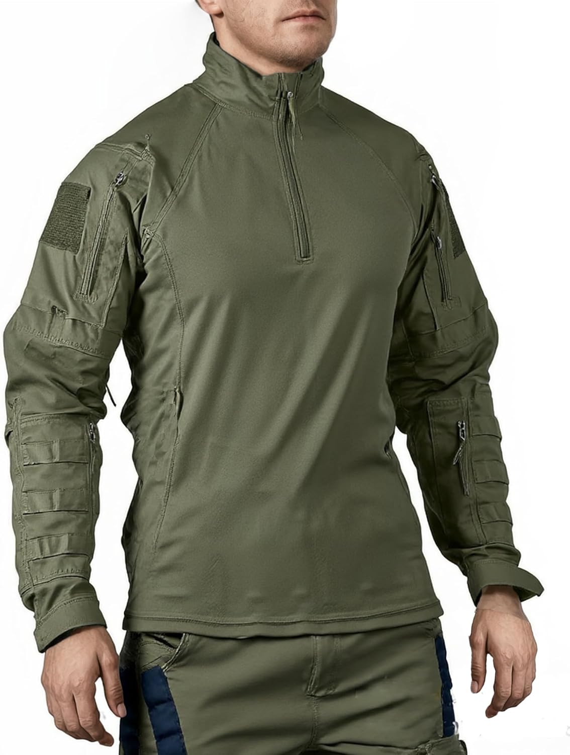 Skiennix Men's Tactical Uniform Suit - Durable Military Combat Shirt & Pants Set for Airsoft & Hunting