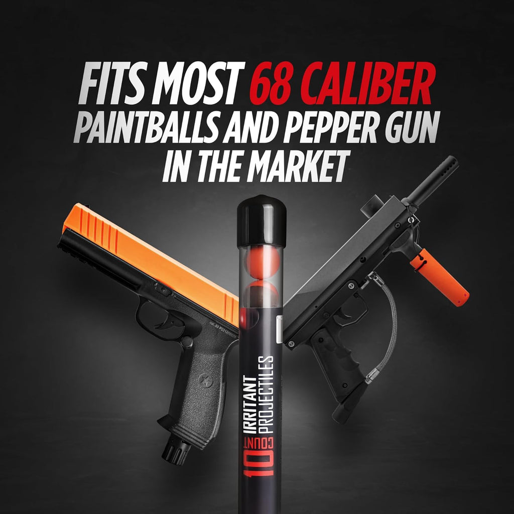 Skiennix 68 Caliber Pepper Balls - Powerful Self Defense Irritant Formula | Non-Lethal Protection