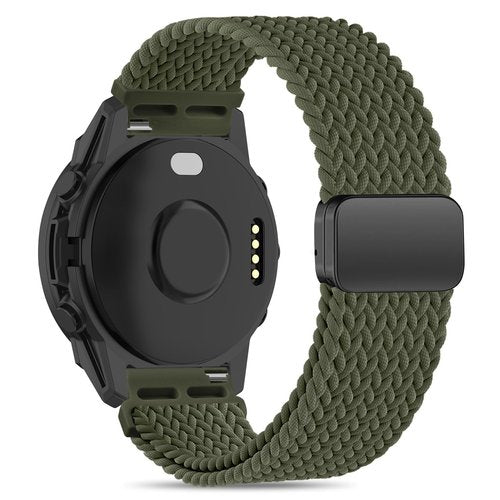 HQzon Nylon Elastic Woven Band Compatible with Garmin Instinct 3 45mm/Instinct/2 Solar, 22mm Breathable Soft Strap Compatible with Garmin Instinct Tactical/Tide/Esports/Solar
