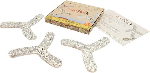 Boomerang | Beginner-Friendly Indoor & Outdoor Set for Kids - 4 Pack with Customizable Designs