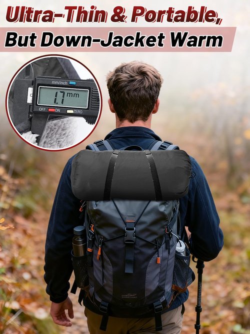 Aulock 55''W x 60''L Warm Outdoor Stadium Blanket Waterproof - Portable & Windproof Black Blanket with Sherpa Fleece Lining for Camping Winter Cold Weather