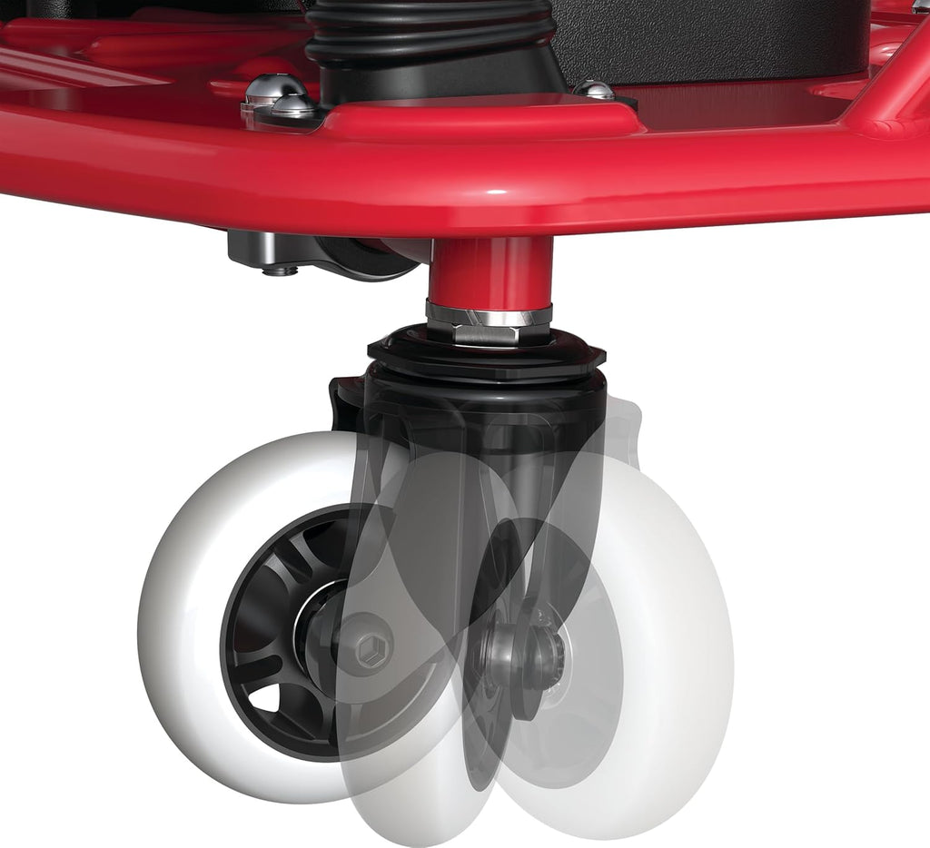 Razor Crazy Cart - 24V Electric Drifting Go Kart - Variable Speed Up to 12 MPH, Black/Red
