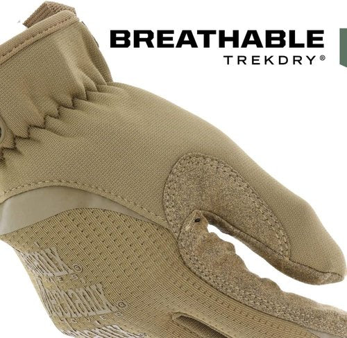 Mechanix Wear FastFit Tactical Gloves - Durable Touchscreen Work Gloves with Secure Elastic Cuff for Men