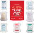 Travel RX Medicine Kit - Complete Travel Essentials for Indigestion & Motion Sickness | 1 Kit with Individually Wrapped Medications