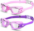 Braylin Kids Swim Goggles - 2-Pack Adjustable Swimming Goggles for Boys & Girls | Perfect for Pool Fun