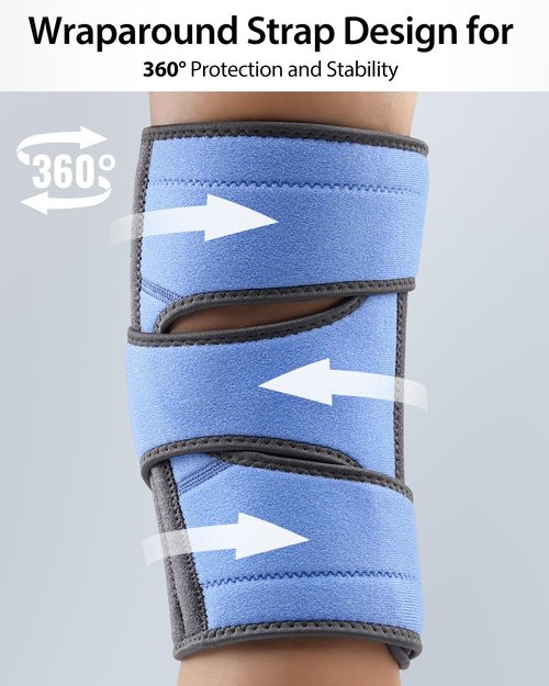 ABYON Knee Brace - Adjustable Support for Meniscus Tear & ACL Injuries | 360° Wraparound Design