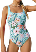 Belovance Girls One-Piece Swimsuit - Quick-Dry Solid Color Block Design | Ages 5-14