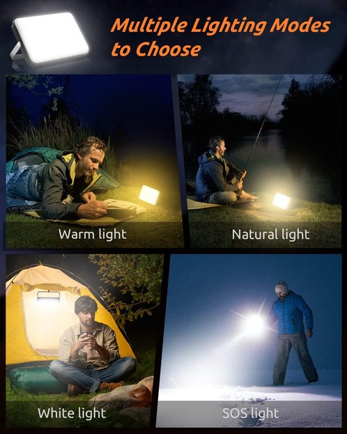 Eventek LED Camping Lantern - Rechargeable 20000mAh Portable Light | 144 Hours, 4 Modes, IPX5 Waterproof
