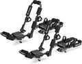 ARKSEN Universal Folding Kayak Roof Rack - Heavy Duty Adjustable J-Bar Carrier for Cars & SUVs