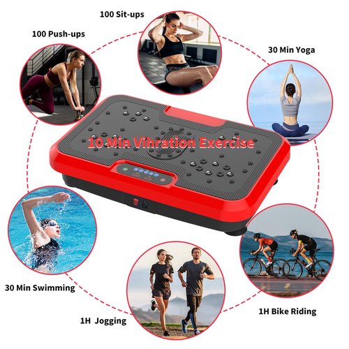 Nixlift Vibration Plate Exercise Machine – Full Body Vibration Platform for Weight Loss, Lymphatic Drainage & Muscle Toning – Home Fitness Equipment with Remote