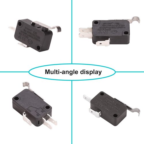 10L0L 4 Pack Golf Cart Micro Switch 2 & 3 Prong for Club Car DS Precedent OEM # 1014807,1014240, 1014805