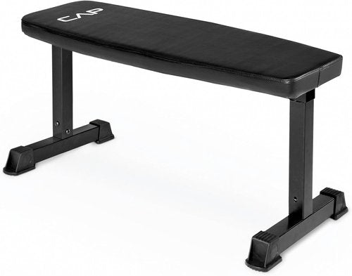Cap Barbell Flat Weight Bench - Durable Design for Home Workouts | Color Series Options Available