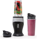 Ninja Fit Personal Blender - Portable 700-Watt Smoothie Maker with (2) 16-oz Cups & Lids - Black QB3001SS