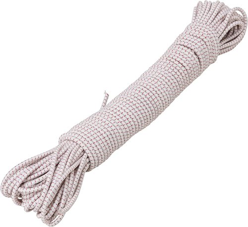 AceCamp Shock Cord Pole Repair - 1/8 Inch Replacement Bungee Strap Rope, 65 Feet, UV & Weather Resistant