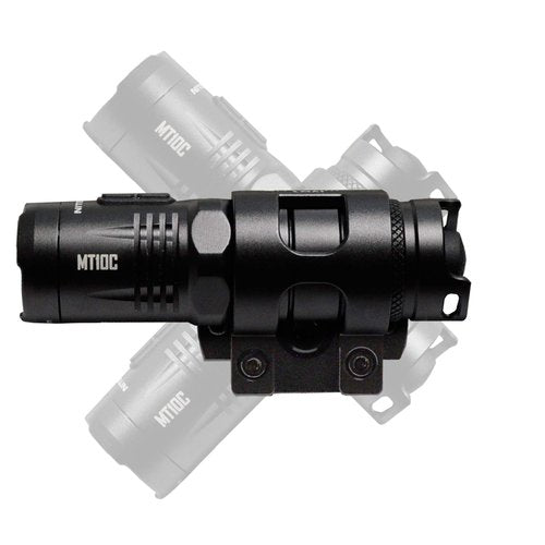 Nitecore MT10C 920 Lumen ARC Rail Tactical Helmet Light, Rechargeable and Rotary with Red Light