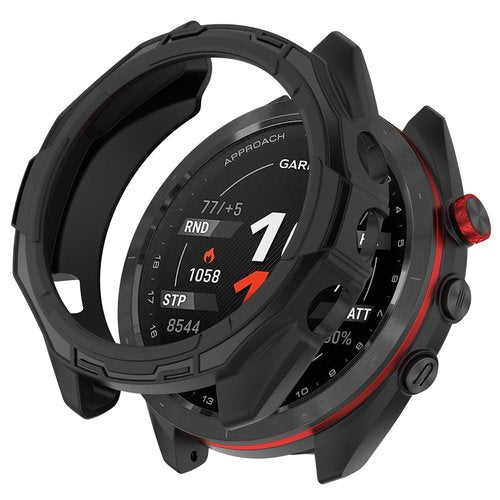 FitTurn [5 Pack] Case for Garmin Approach S70 Smart Watch 42mm - Replacement Rugged Protective Case [NO Screen Protector] TPU Bumper Case Protective Cover Frame