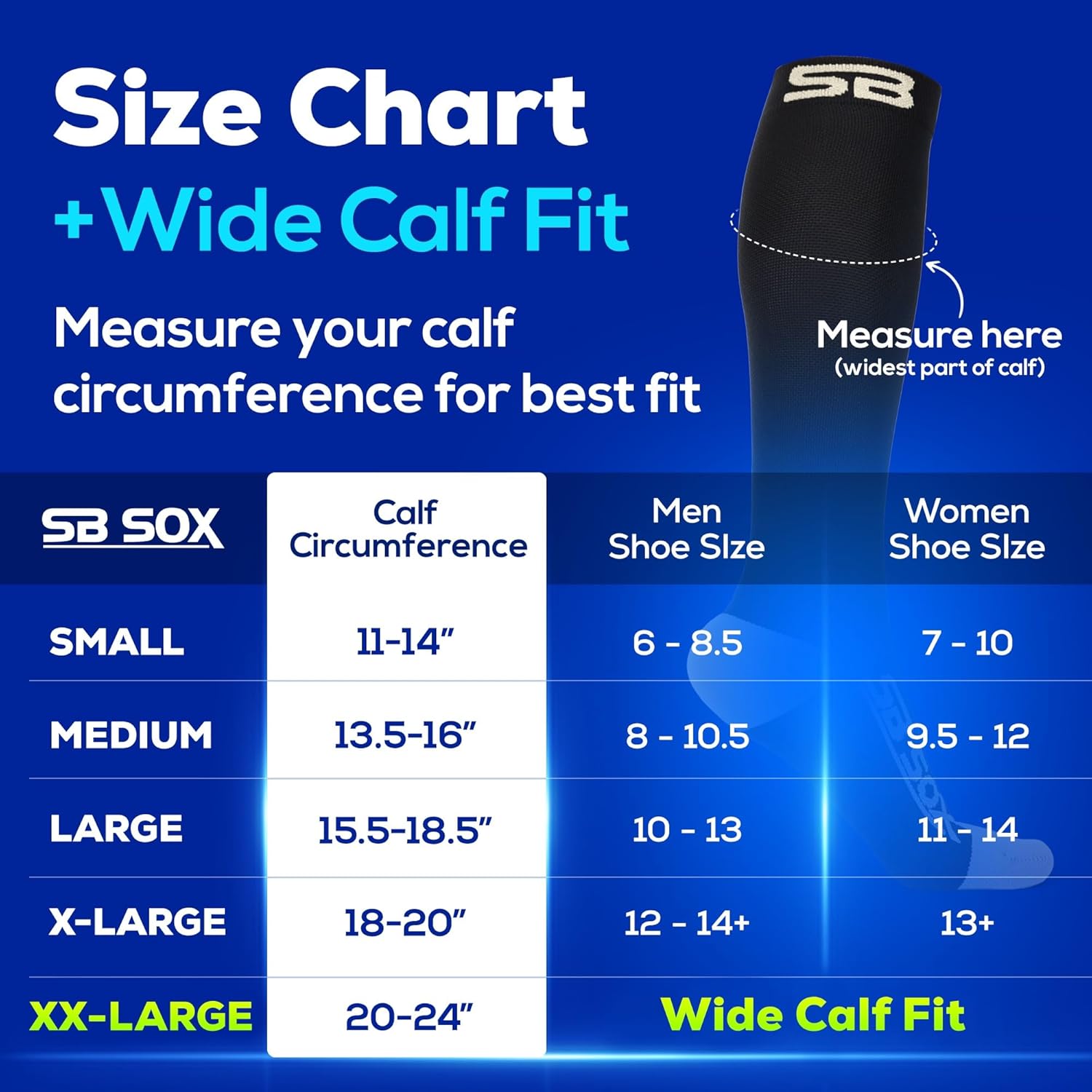 SB SOX Compression Socks - 20-30mmHg Support for Men & Women | Ideal for Travel, Sports, and Daily Use