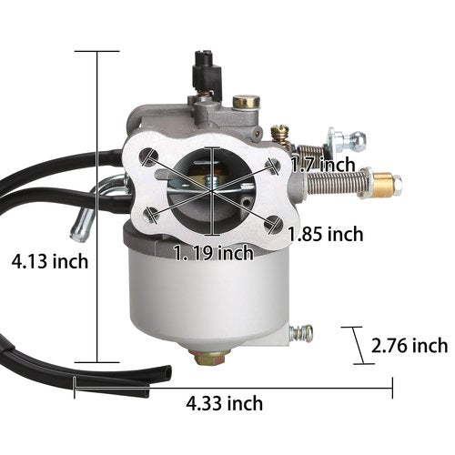 10L0L Golf Cart Carburetor Fuel Pump Kit for EZGO TXT, Marathon, Medalist 1991-up 4-Cycle with 295cc Engines, OEM# 72840-G01 26645-G01 26726-G01 26727-G01 72558-G02 603901 17553