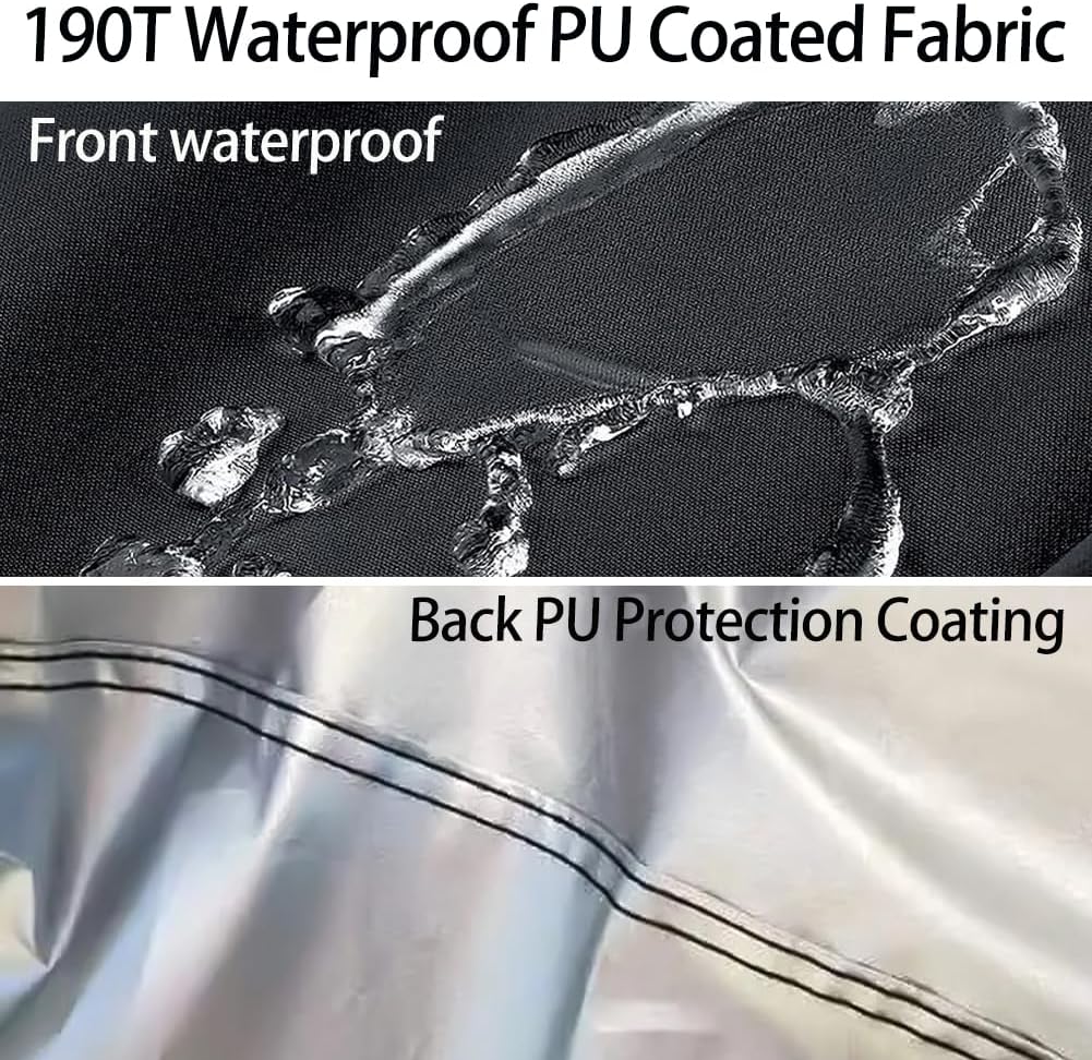 Skiennix 2XL Large Bike Covers - Waterproof Outdoor Protection for 2 or 3 Bicycles with Lock Hole