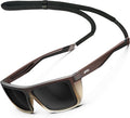 ATTCL Polarized Sunglasses for Men - Lightweight TR90 Square Frame with UV Protection for Outdoor Activities