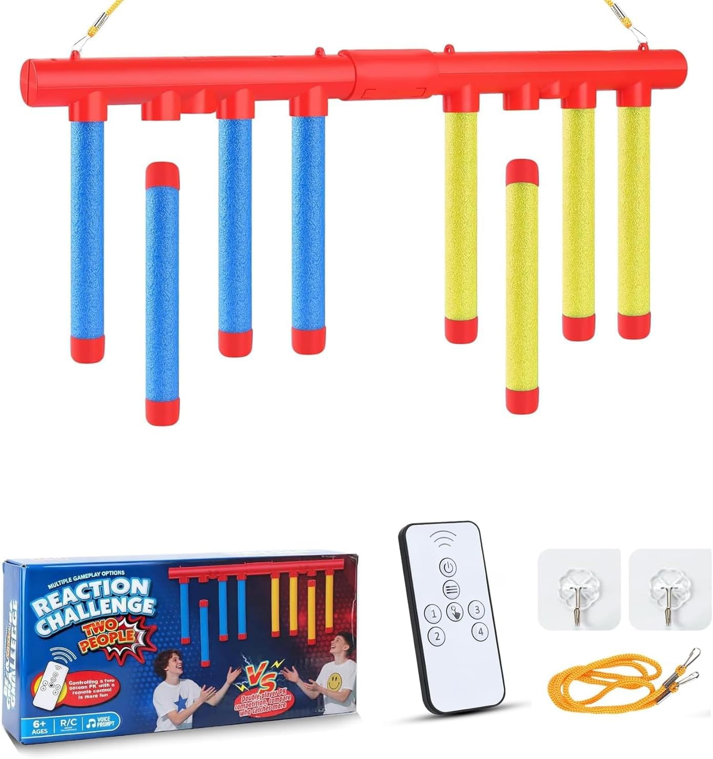 Reflex Sticks | Reaction Time Training Game for Kids & Adults - 3 Adjustable Speeds