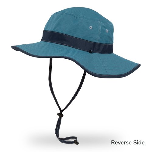Sunday Afternoons Clear Creek Boonie Hat - Sun Hat for Women - UV Protection - Wide Brim - Womens SPF Beach Bucket Sunhats for Outdoors, Boating, Fishing, Hiking, Water, Boat, Blue Meadow, M