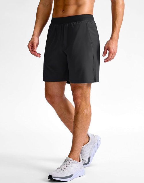 G Gradual Men's Athletic Running Shorts - Lightweight Quick-Dry Workout Shorts with Zipper Pocket | 7"/5"/9" Sizes