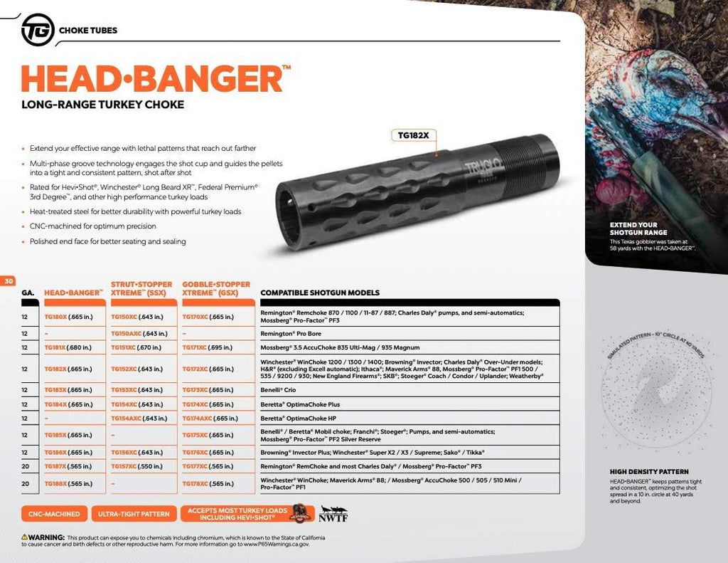 Truglo Gobble Stopper Xtreme Choke Tube - Precision Turkey Hunting Accessory