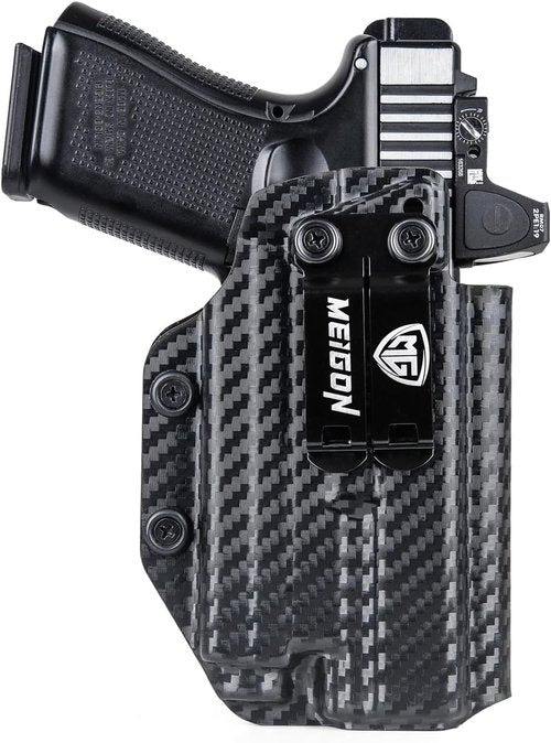 Glock - IWB Kydex Holster for G19/G17 with Light - Fits Olight Baldr S/MINI & Red Dot Optics