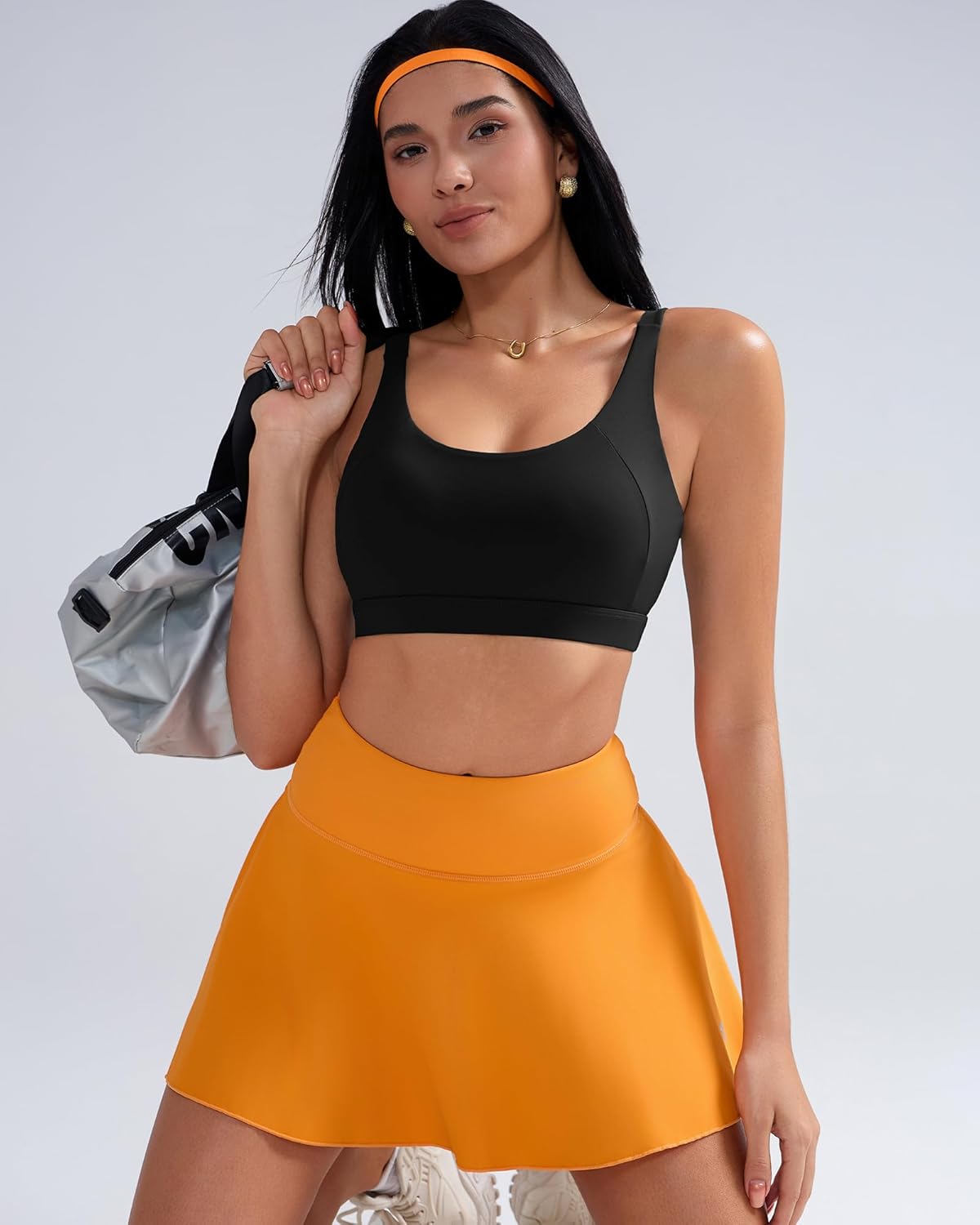 RUNNING GIRL Sports Bra - High Support Molded Cup Design for Women | Comfortable High Impact Fit