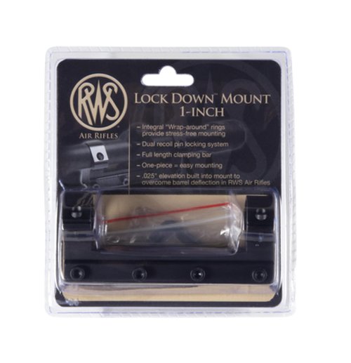 Umarex RWS Lock Down Scope Mount for Air Rifles, 1-Inch Rings