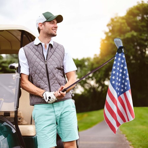 Magnetic Golf Towels for Golf Bags, Funny Golf Towels for Men & Women, Industrial Strength Magnet for Strong Hold to Golf Carts or Clubs