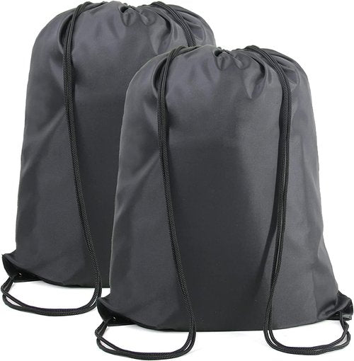 BeeGreen X-Large Navy Blue Drawstring Backpack - Versatile Gym Bag with Shoe Compartment | 22.4" L x 17.5" W