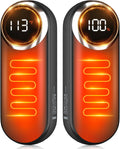 Rechargeable Hand Warmers 2 Pack - Magnetic AI Electric Hot Hands with 15-Hour Battery Life | 3 Heat Settings for Outdoor Use