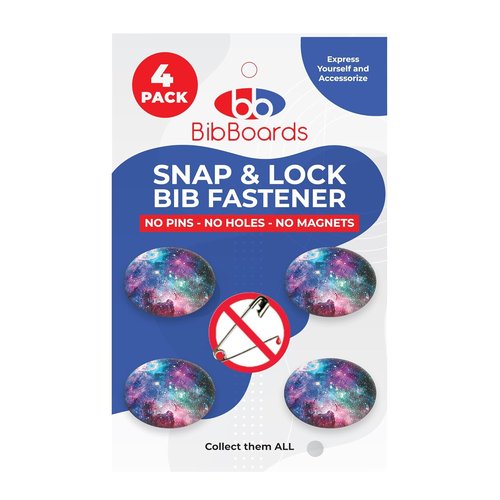 bibSNAPS Race Bib Clips - Securely Fasten Race Numbers for Running & Cycling - Non-Magnetic, Soft & Reusable (4pcs)