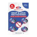 bibSNAPS Race Bib Clips - Securely Fasten Race Numbers for Running & Cycling - Non-Magnetic, Soft & Reusable (4pcs)