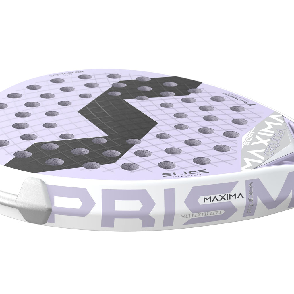 Varlion Padel Racket Maxima Summum Prisma Soft Orquídea, Professional Paddle Racket for Enhanced Power & Control, Aerodynamic Prisma Frame, Soft EVA Core, Elegant Design