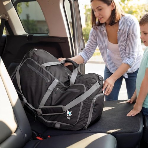 Bago Large Duffle Bag - Durable & Lightweight Travel Duffel with Shoe Compartment | 80L Capacity