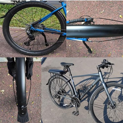 Meuey Lyot Black Bicycle Support Bracket Bicycle Frame Bracket Fat tire Bicycle Mudguard Support Suitable for 20 "/24" /26 "Mountain Bike Bicycles 8PCS