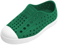 Native Shoes Unisex-Kids Jefferson Sneakers, Hunter Green/Shell White, 7 Toddler