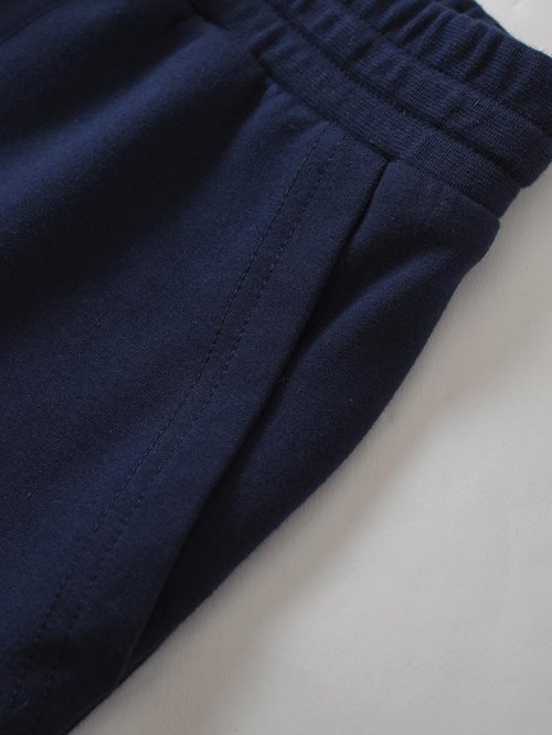 Pintage Women's Petite Sweatpants for 5 FT Short M Navy