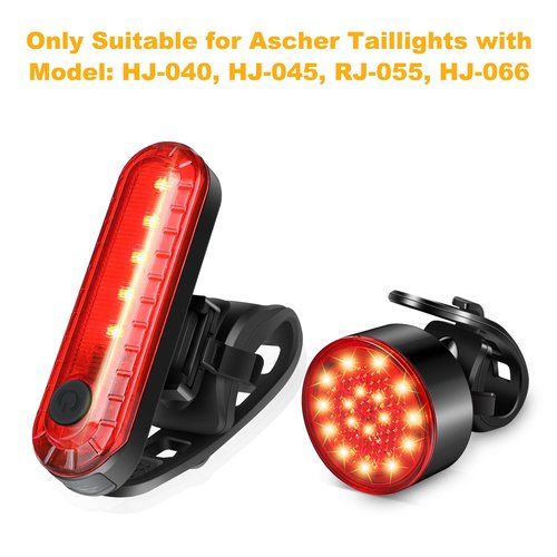 Ascher Bike Tail Light Mount Bracket, Rear Light Bracket, Bicycle Strap Mounting Bracket, Pack of 1