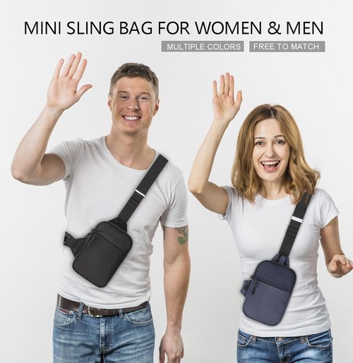 Higouta Mini Sling Bag - Versatile Crossbody Utility Chest Bag for Travel & Workouts | Unisex Design