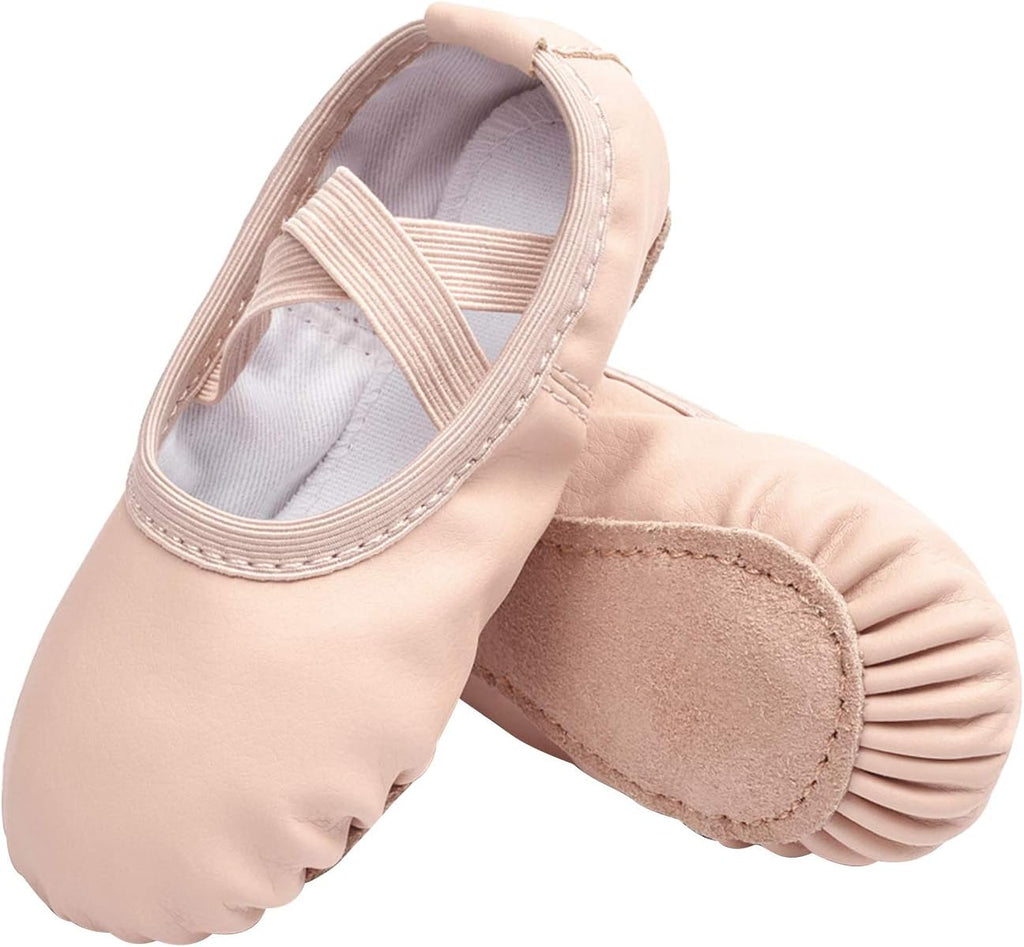 Stelle Ballet Shoes - Professional Close-Fit PU Dance Slippers for Kids | Toddler to Big Kid Sizes