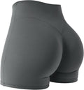YEOREO High Waist Yoga Biker Shorts - 4.5" Scrunch Design with Tummy Control for Women