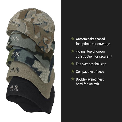 KUIU Proximity LT Beanie - Windproof, Ultra-Quiet, Lightweight Micro-Fleece, 4-Way Stretch, Odor-Resistant Cold Weather Hat for Hunting & Outdoor Activities