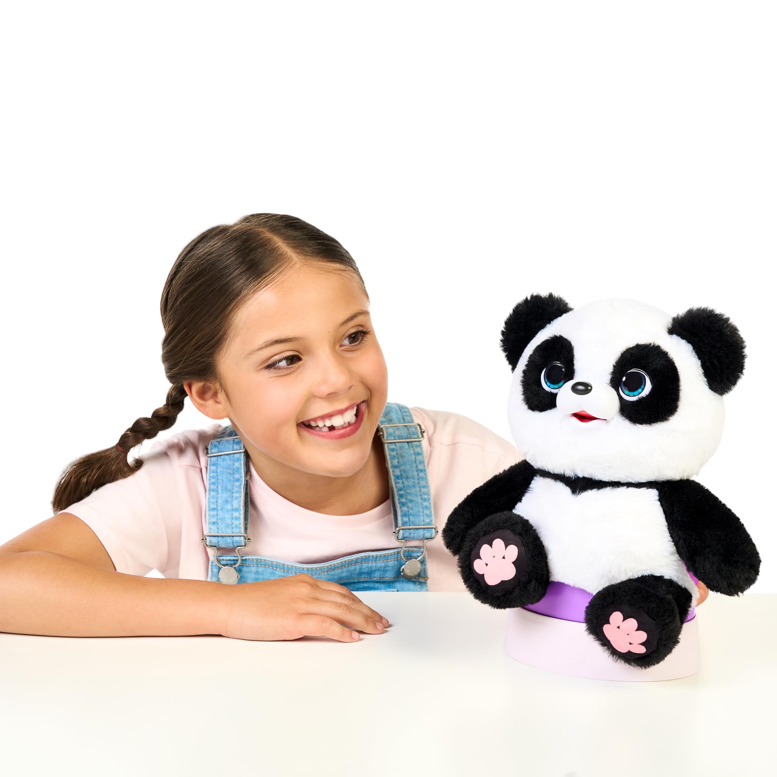 Little Live Pets My Baby Panda Toys ChuChu Plush - Interactive Sounds, Feeding, Potty Dance - Ages 4+, Electronic Pets