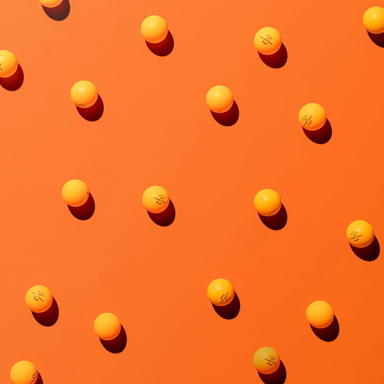 PRO-SPIN Ping Pong Balls - 3-Star Premium Orange Table Tennis Balls | High-Performance 40+ ABS Material