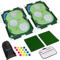 Golf Cornhole Set - Golf Yard Game - Chipping Practice Set for Both Indoors and Outdoors - Perfect Golf Gift for Men