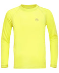 Boys Fishing Sun UV Shirt, Outdoor Youth Long Sleeve SPF Quick Dry Running Swimming Rash Guard T-Shirt